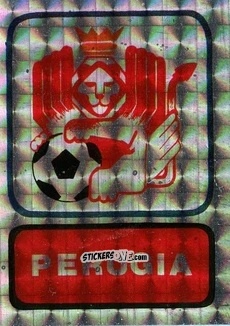 Cromo Scudetto Perugia - Calcio Flash 1985 n. SC32 - Edizioni Flash