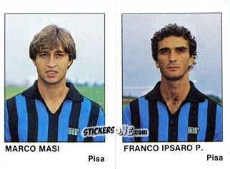 Figurina Franco Ipsaro P. / Marco Masi - Calcio Flash 1985 n. 416 - Edizioni Flash