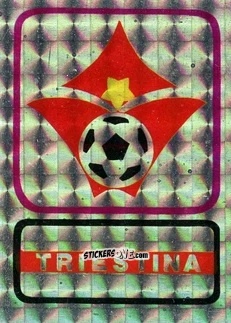 Figurina Scudetto Triestina - Calcio Flash 1985 n. SC37 - Edizioni Flash