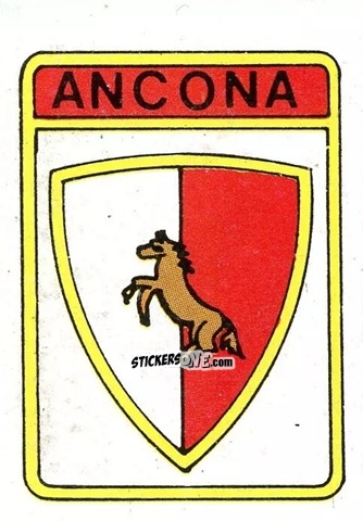 Figurina Scudetto Ancona - Calcio Flash 1985 n. SC39 - Edizioni Flash