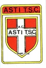 Figurina Scudetto Asti - Calcio Flash 1985 n. SC40 - Edizioni Flash