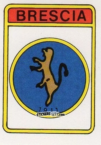 Figurina Scudetto Brescia - Calcio Flash 1985 n. SC41 - Edizioni Flash
