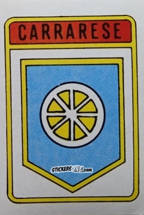 Cromo Scudetto Carrarese - Calcio Flash 1985 n. SC42 - Edizioni Flash