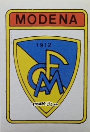 Figurina Scudetto Modena - Calcio Flash 1985 n. SC47 - Edizioni Flash