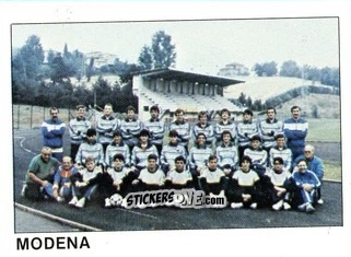 Figurina Squadra Modena - Calcio Flash 1985 n. 457 - Edizioni Flash