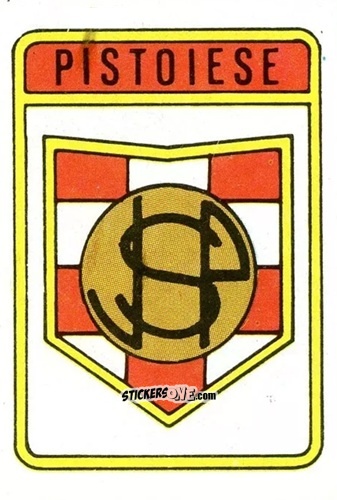 Cromo Scudetto Pistoiese - Calcio Flash 1985 n. SC50 - Edizioni Flash
