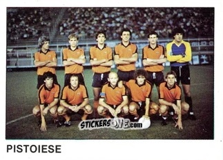 Sticker Squadra Pistoiese - Calcio Flash 1985 n. 460 - Edizioni Flash