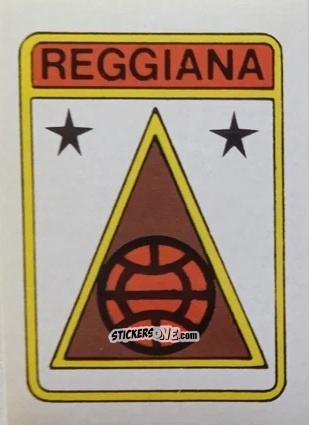 Cromo Scudetto Reggiana - Calcio Flash 1985 n. SC51 - Edizioni Flash
