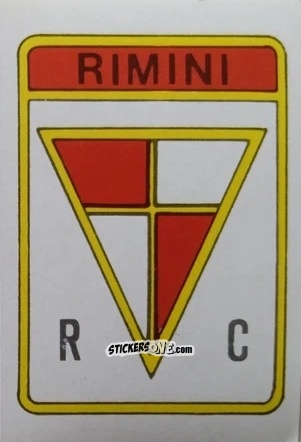 Cromo Scudetto Rimini - Calcio Flash 1985 n. SC52 - Edizioni Flash
