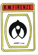Sticker Scudetto R.M. Firenze - Calcio Flash 1985 n. SC53 - Edizioni Flash