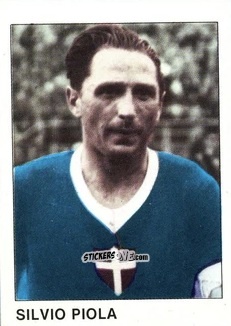 Cromo Silvio Piola - Calcio Flash 1985 n. 467 - Edizioni Flash