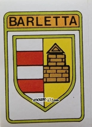 Figurina Scudetto Barletta - Calcio Flash 1985 n. SC58 - Edizioni Flash