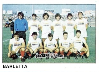 Sticker Squadra Barletta - Calcio Flash 1985 n. 470 - Edizioni Flash