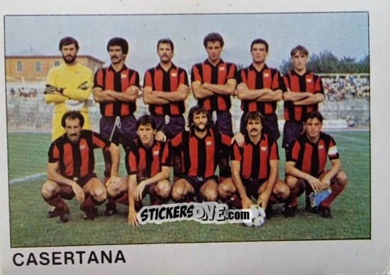 Sticker Squadra Casertana - Calcio Flash 1985 n. 474 - Edizioni Flash
