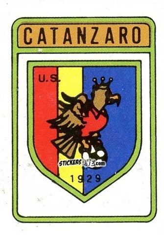Sticker Scudetto Catanzaro - Calcio Flash 1985 n. SC63 - Edizioni Flash