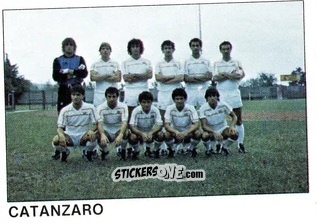 Cromo Squadra Catanzaro - Calcio Flash 1985 n. 475 - Edizioni Flash