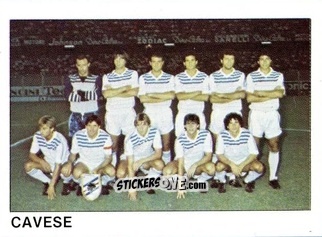 Cromo Squadra Cavese - Calcio Flash 1985 n. 476 - Edizioni Flash