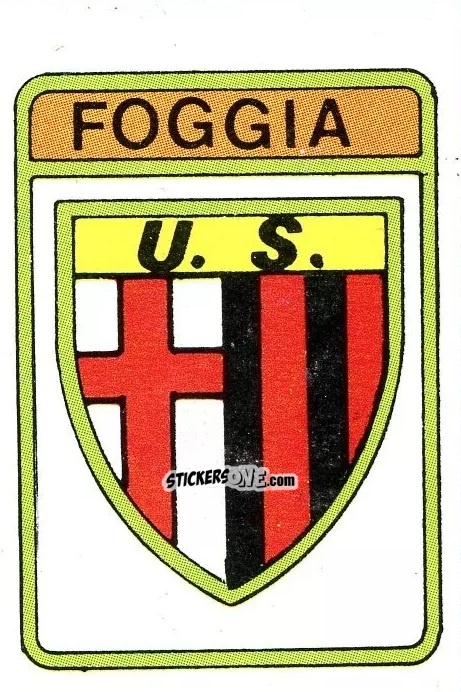 Cromo Scudetto Foggia - Calcio Flash 1985 n. SC66 - Edizioni Flash