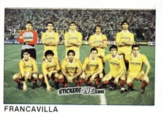 Sticker Squadra Francavilla - Calcio Flash 1985 n. 479 - Edizioni Flash