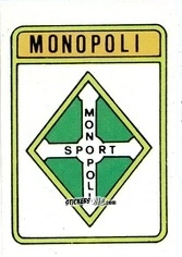 Sticker Scudetto Monopoli - Calcio Flash 1985 n. SC69 - Edizioni Flash