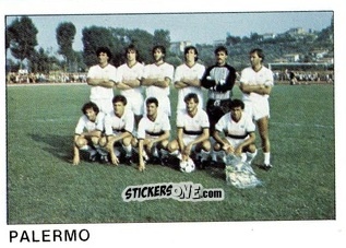 Sticker Squadra Palermo - Calcio Flash 1985 n. 483 - Edizioni Flash