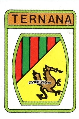 Sticker Scudetto Ternana - Calcio Flash 1985 n. SC74 - Edizioni Flash