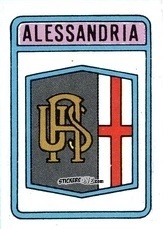 Cromo Scudetto Alessandria - Calcio Flash 1985 n. SC75 - Edizioni Flash