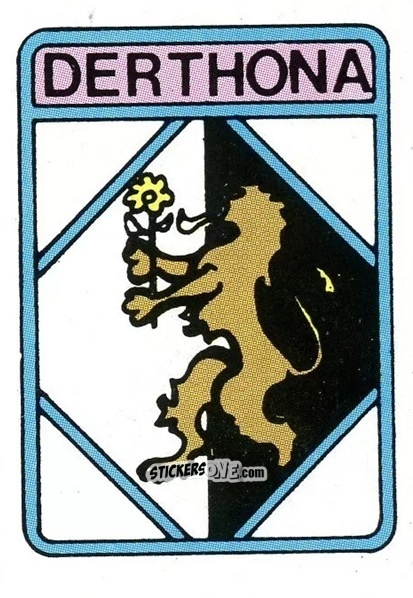 Sticker Scudetto Derthona - Calcio Flash 1985 n. SC78 - Edizioni Flash