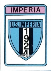 Sticker Scudetto Imperia - Calcio Flash 1985 n. SC79 - Edizioni Flash