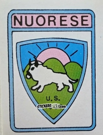 Cromo Scudetto Nuorese - Calcio Flash 1985 n. SC84 - Edizioni Flash