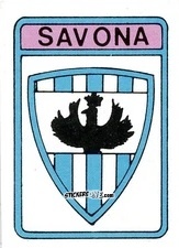 Sticker Scudetto Savona - Calcio Flash 1985 n. SC88 - Edizioni Flash