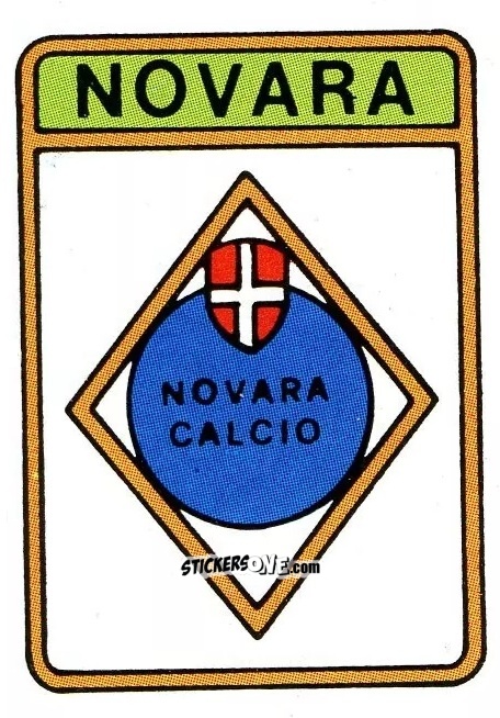 Cromo Scudetto Novara - Calcio Flash 1985 n. SC99 - Edizioni Flash