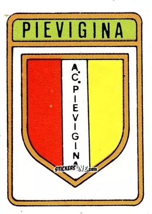 Figurina Scudetto Pievigina - Calcio Flash 1985 n. SC103 - Edizioni Flash