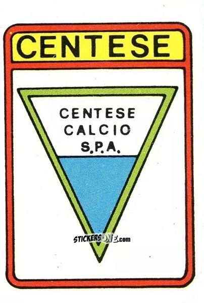 Sticker Scudetto Centese - Calcio Flash 1985 n. SC113 - Edizioni Flash