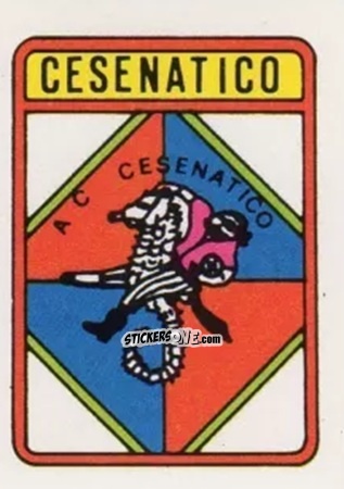 Figurina Scudetto Cesenatico - Calcio Flash 1985 n. SC114 - Edizioni Flash