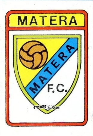 Cromo Scudetto Matera - Calcio Flash 1985 n. SC125 - Edizioni Flash