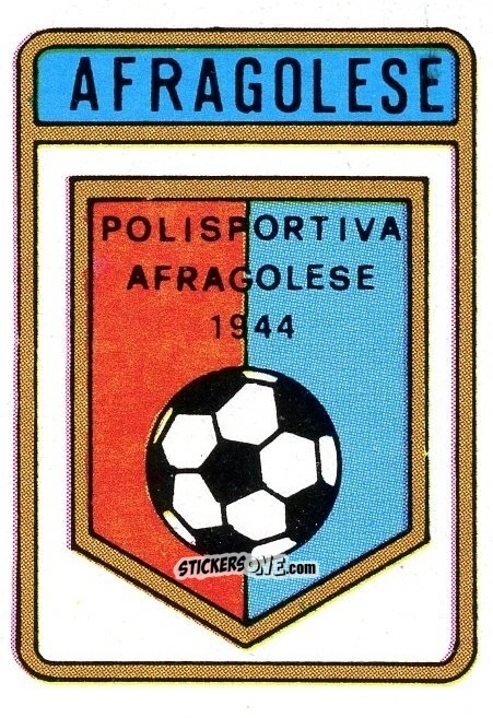 Cromo Scudetto Afragolese - Calcio Flash 1985 n. SC130 - Edizioni Flash
