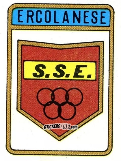 Figurina Scudetto Ercolanese - Calcio Flash 1985 n. SC134 - Edizioni Flash