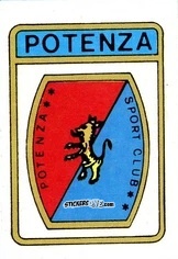 Sticker Scudetto Potenza - Calcio Flash 1985 n. SC142 - Edizioni Flash