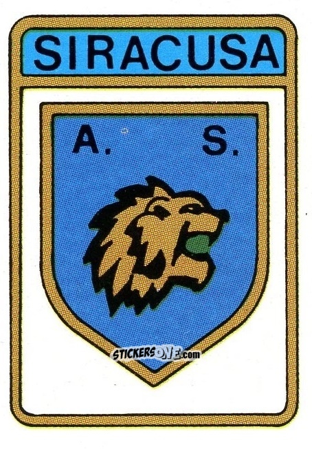 Cromo Scudetto Siracusa - Calcio Flash 1985 n. SC144 - Edizioni Flash