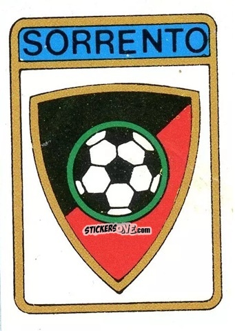 Figurina Scudetto Sorrento - Calcio Flash 1985 n. SC145 - Edizioni Flash