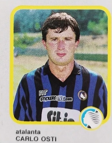 Cromo Carlo Osti - Calcio Flash 1986 n. 6 - Edizioni Flash