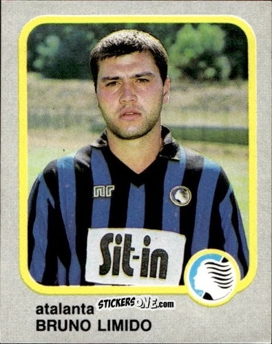 Sticker Bruno Limido - Calcio Flash 1986 n. 12 - Edizioni Flash