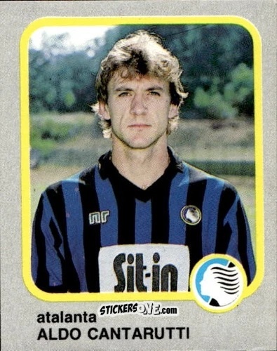 Cromo Aldo Cantarutti - Calcio Flash 1986 n. 15 - Edizioni Flash