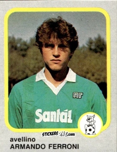 Cromo Armando Ferroni - Calcio Flash 1986 n. 24 - Edizioni Flash