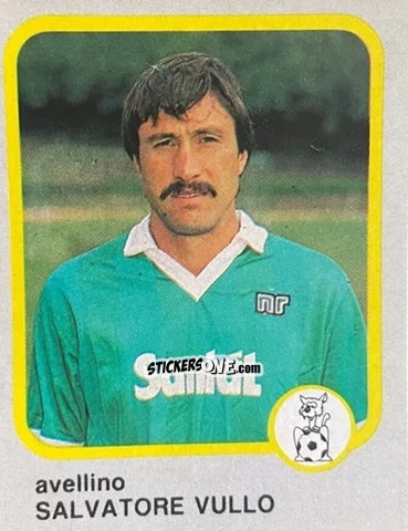 Figurina Salvatore Vullo - Calcio Flash 1986 n. 29 - Edizioni Flash