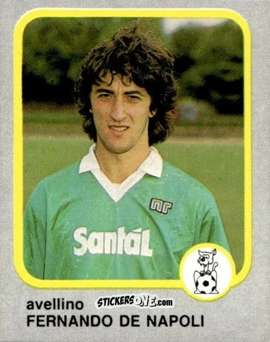 Cromo Fernando De Napoli - Calcio Flash 1986 n. 30 - Edizioni Flash