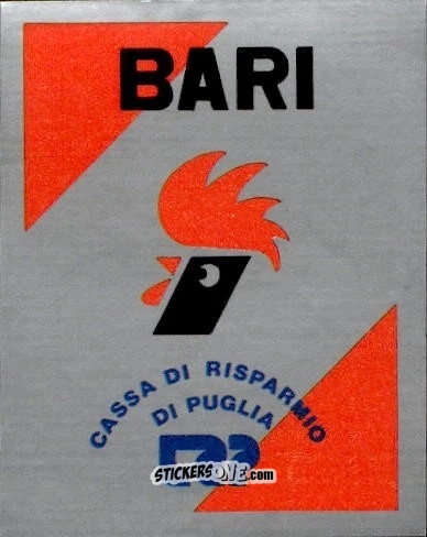 Cromo Scudetto Bari - Calcio Flash 1986 n. SC3 - Edizioni Flash