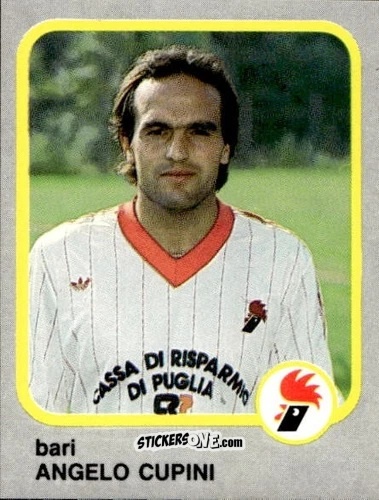 Sticker Angelo Cupini - Calcio Flash 1986 n. 49 - Edizioni Flash