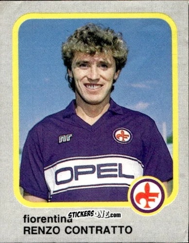 Cromo Renzo Contratto - Calcio Flash 1986 n. 77 - Edizioni Flash